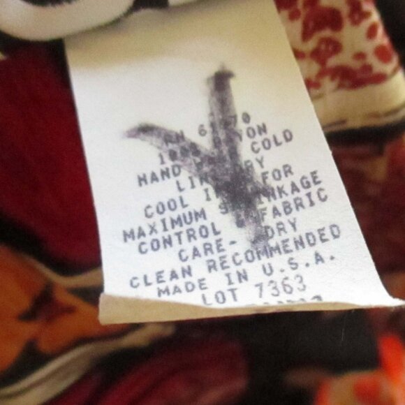 Womens Vintage Cardigan Sweater Medium Jacket Patchwork 10 Made In USA EJM Mom - Picture 5 of 5